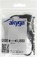 HUB USB Akyga 4x USB-A 2.0 (AK-AD-13) 1
