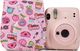 Pokrowiec LoveInstant Futerał Etui Pokrowiec Do Fujifilm Instax Mini 11 - Frytki / Różowy 2