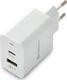 Ładowarka EverActive SC-350Q 1x USB-A 1x USB-C 3 A (SC350Q) 1