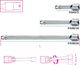 Beta Tools PRZEDŁUŻACZ Z KULIS. ZABIERAKIEM L 250MM 910AN/250 BETA UTENSILI S.P.A. 2