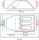 Namiot turystyczny Coleman Pingora Blackout 3 (2000035203) 8