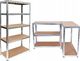 Topeshop REGAŁ MAGAZYNOWY METALOWY G9030 MDF 175KG 1