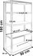 Topeshop REGAŁ MAGAZYNOWY METALOWY G9030 MDF 175KG 9