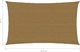 vidaXL Żagiel przeciwsłoneczny, 160 g/m, kolor taupe, 2x4,5 m, HDPE 6