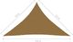 vidaXL Żagiel przeciwsłoneczny, 160 g/m, taupe, 3,5x3,5x4,9m, HDPE 6