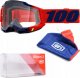 100% Gogle 100% ACCURI 2 KEARNY (Szyba Przezroczysta Anti-Fog, LT 88%-92%) (NEW) 2