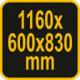 Vorel VOREL BIURKO WARSZTATOWE 1160x600... T58450 1