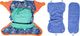 Close Caboo Otulacz, pieluszka wielorazowa V2 Twilight Garden z wkładem babusowym 3-16 kg, 1 szt. 4