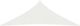 vidaXL Żagiel przeciwsłoneczny, 160 g/m, biały, 4,5x4,5x4,5m, HDPE 3