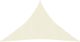 vidaXL Żagiel przeciwsłoneczny, 160 g/m, kremowy, 2,5x2,5x3,5m, HDPE 1