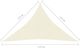 vidaXL Żagiel przeciwsłoneczny, 160 g/m, kremowy, 2,5x2,5x3,5m, HDPE 6