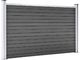 vidaXL Panel ogrodzeniowy, WPC, 180x105 cm, czarny 2