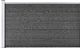 vidaXL Panel ogrodzeniowy, WPC, 175x105 cm, czarny 1