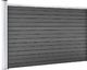 vidaXL Panel ogrodzeniowy, WPC, 175x105 cm, czarny 3