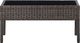 vidaXL Stolik ogrodowy brązowy rattan PE  75x40x37 cm 2