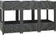 vidaXL Donica do podniesionej rabaty, 120x40x71 cm, polipropylen 3