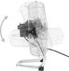 Wentylator vidaXL 51446 chromowy 4