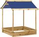 vidaXL Domek ogrodowy do zabawy z piaskownicą 120x110 cm (315631) 2