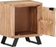 vidaXL Szafka nocna 40x30x50 cm, drewno akacjowe z naturalną krawędzią 3