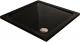 Toule Kabina prysznicowa 80x80 czarna 193 szkło slim 5cm 5
