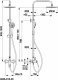 Zestaw prysznicowy KFA Amazonit 3-funkcyjna chrom (4626-910-00) 1