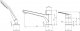 Bateria wannowa Deante Jasmin 3-otworowe czarny (BGJ_N13M) 1