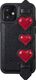 Kingxbar Kingxbar Sweet Series żelowe etui ozdobione oryginalnymi Kryształami Swarovskiego z podstawką iPhone 12 Pro Max czarny 1