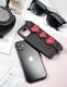 Kingxbar Kingxbar Sweet Series żelowe etui ozdobione oryginalnymi Kryształami Swarovskiego z podstawką iPhone 12 Pro Max czarny 14