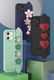 Kingxbar Kingxbar Sweet Series żelowe etui ozdobione oryginalnymi Kryształami Swarovskiego z podstawką iPhone 12 Pro Max czarny 3