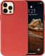 Crong Crong Essential Cover - Etui ze skóry ekologicznej iPhone 12 Pro Max (czerwony) 1