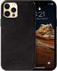 Crong Crong Essential Cover - Etui ze skóry ekologicznej iPhone 12 Pro Max (czarny) 1