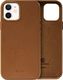 Crong Crong Essential Cover - Etui ze skóry ekologicznej iPhone 12 / iPhone 12 Pro (brązowy) 1