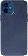 Crong Crong Essential Cover - Etui ze skóry ekologicznej iPhone 12 / iPhone 12 Pro (granatowy) 9
