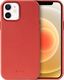 Crong Crong Essential Cover - Etui ze skóry ekologicznej iPhone 12 / iPhone 12 Pro (czerwony) 1