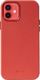 Crong Crong Essential Cover - Etui ze skóry ekologicznej iPhone 12 / iPhone 12 Pro (czerwony) 7