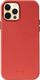 Crong Crong Essential Cover Magnetic - Etui ze skóry iPhone 12 Pro Max MagSafe (czerwony) 3