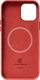 Crong Crong Essential Cover Magnetic - Etui ze skóry iPhone 12 Pro Max MagSafe (czerwony) 4