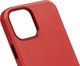 Crong Crong Essential Cover Magnetic - Etui ze skóry iPhone 12 Pro Max MagSafe (czerwony) 6