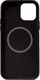 Crong Crong Essential Cover Magnetic - Etui ze skóry iPhone 12 Pro Max MagSafe (czarny) 4