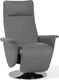 Beliani Fotel rozkładany szary PRIME 3