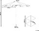 Beliani Parasol ogrodowy 260 cm czarno-biały FERENTILLO (140302) 6
