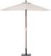 Beliani Parasol ogrodowy 144 x 195 cm beżowy FLAMENCO (58129) 2