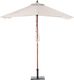 Beliani Parasol ogrodowy 144 x 195 cm beżowy FLAMENCO (58129) 4