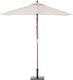 Beliani Parasol ogrodowy 144 x 195 cm beżowy FLAMENCO (58129) 5