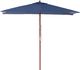 Beliani Parasol ogrodowy 144 x 195 cm niebieski FLAMENCO (58133) 1