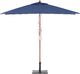 Beliani Parasol ogrodowy 144 x 195 cm niebieski FLAMENCO (58133) 5