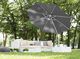 Beliani Parasol ogrodowy Savona szaro-biały 300 cm 2
