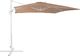 Beliani Parasol ogrodowy 250 x 250 cm piaskowy MONZA (86100) 3