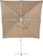 Beliani Parasol ogrodowy 250 x 250 cm piaskowy MONZA (86100) 4