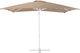 Beliani Parasol ogrodowy 250 x 250 cm piaskowy MONZA (86100) 5